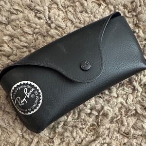 Ray-Ban Classic Black Faux Leather Case